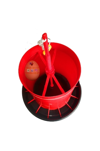 15 Kg Askılı Ayaklı Tavuk Yemliği Broiler Plastik Kanatlı Yemliği