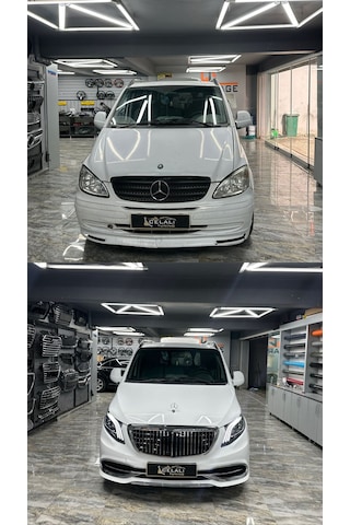 Mercedes V Klass Vito Viano 2006-2015 Uyumlu 2023 Maybach Yükseltme Dönüşüm Body Kit Seti-hazır Stok-kesme Yok