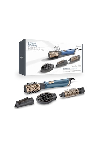 Babyliss AS965E Stylepro 1000 W Döner Başlıklı Hava Üflemeli Saç Şekillendirme Seti