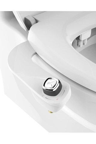 Bide Tuvalet Takımı Beyaz Çift Nozzle Taze Su Sprey Elektriksiz Kolay Montaj Pirinç Giriş Ve Iç Valf Çok Renkli