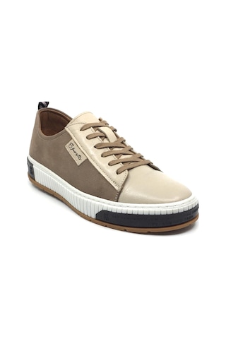 Taşpınar Lisans %100 Hakiki Nubuk Deri Ortopedik Erkek Günlük Sneaker Yazlık Ayakkabı Yeni Sezon 40-44 Bej