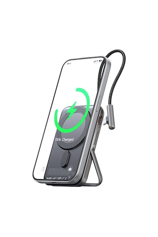 Mc-1811 10.000 Mah Manyetik Kablosuz Şarj Cihazı Dahili Type-c Ka