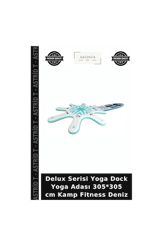 Delux Serisi Yoga Dock Yoga Adası 305 305 Cm Kamp Fitness Deniz Çok Renkli