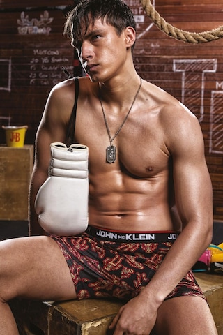 Cazibella İskelet Desen Lastikli Erkek Boxer-10 Siyah
