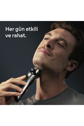 Braun Series 8 Elektrikli Tıraş Makinesi, Islak Ve Kuru, Şarj Standı, 8617s 1 Saat