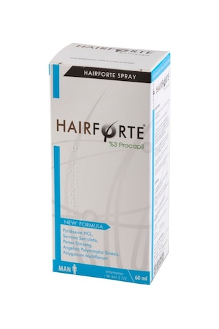 Hairforte Procapil Erkekler için Saç Dökülmesine Karşı Sprey 60 ML Hairforte Procapil Erkekler için Saç Dökülmesine Karşı Sprey 60 ML