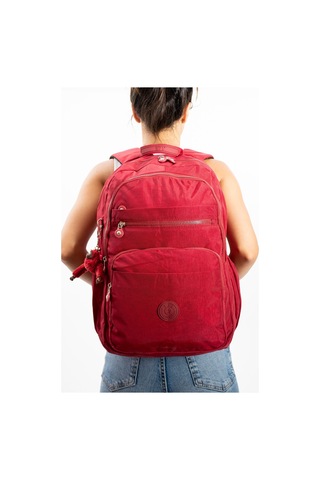 Ultra Hafif Çok Cepli Su Geçirmez Okul Çantası Laptop, Notebook, Okul, Spor, Seyahat Kırmızı 571-11b-11 Kirmizi