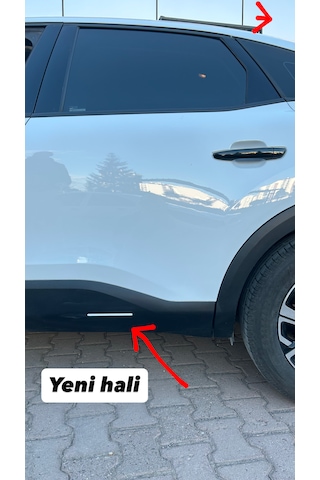 Sivas3d Citroen C4-c4x Ön Tampon Ve Kapı Üstü Çubuk 2 Adet