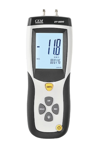 Cem Dt-8890 Fark Basınç Ölçer Manometre