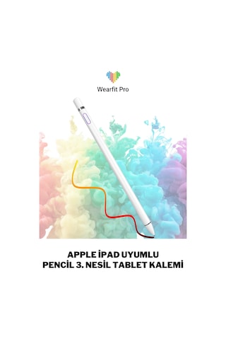 Wearfitpro Weafitpro Apple Cihazlara Uyumlu Pencil 3.nesil Tablet Kalemi