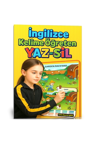 İngilizce Kelime Öğreten Yaz-sil Seti 20 Günde 400 Kelime Öğren