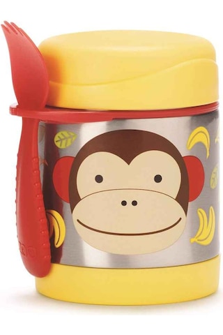 Skip Hop Paslanmaz Çelik Termos 325 ML Maymun Sarı