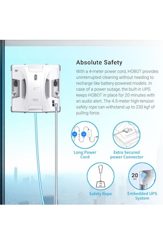 Hobot S7 PRO Dual Mop Polish Akıllı Cam Temizlik Robotu