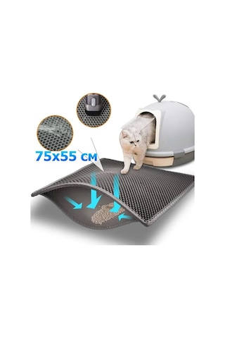 Moveevo Kedi Kumu Altlığı Dev Eva Çift Katmanlı Kedi Kum Pedi