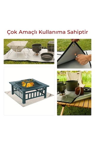 Kamp Ocağı Yanmaz Mat 50x100cm