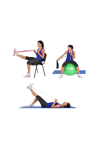 Maxi Band Pilates Bandı 45.5mt Egzersiz Bandı Yeşil/Sert Yeşil