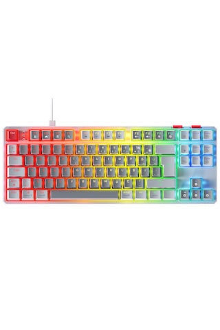 Rampage YORU TKL Type-C Bağlantılı OUTEMU Red Swich Q Mekanik Gaming Oyuncu RGB Klavye