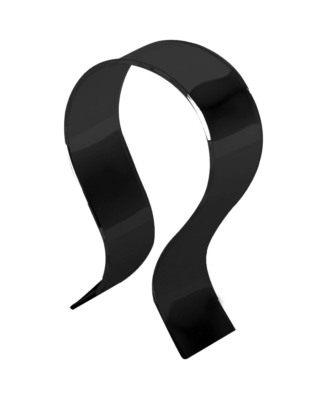 Padalink Siyah Akrilik Kulaklık Tutucu - Dayanıklı U Şekilli Ev & Mağaza Kullanıma Uygun Kulaklık Sergi/rahat Saklama Tabanı
