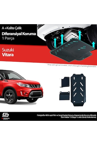 S-dizayn Suzuki Vitara Çelik Diferansiyel Koruma 2019 Üzeri A+ Kalite