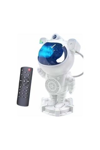 Home Gece Lambası Astronot Bluetooth Hoparlörlü Galaksi Işık Projektörü