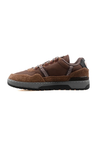 Lacoste Mens T-clip Winter Cordura 224 1 Sma Sneaker Günlük Spor Ayakkabı Kahverengi