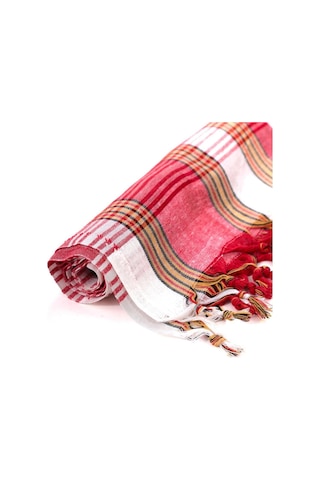 Pamuklu Banyo Plaj Seyahat Havlusu Hamam Peştamal 80 X 180 Cm Kırmızı Hamam Peştemal