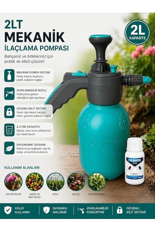 Fasnox 10 Sc 250ml +2litre Basınçlı El Pompası 2'li Set - Haşere İlacı Seti