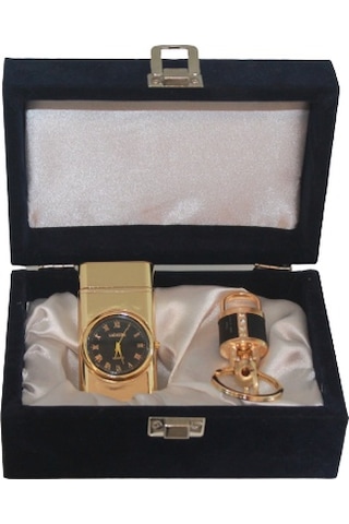 Işıklı Saatli Çakmak - Anahtarlık N11.1035