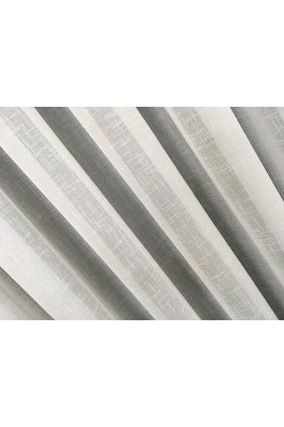 Perdefony Flamlı Keten Tül Perde 5 Farklı Renk