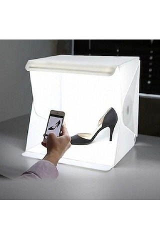 DP 40 x 40 CM Katlanabilir Ledli Ürün Çekim Çadırı