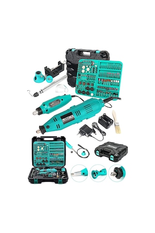 Alman 400 Watt 352 Parça 6 Kademe Devir Ayarlı Hobi Gravür Seti Mini Taşlama