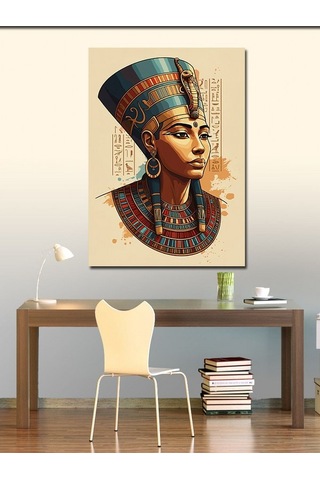 Kanvas Tablo Mısır Kraliçesi Nefertiti 50cmx70cm