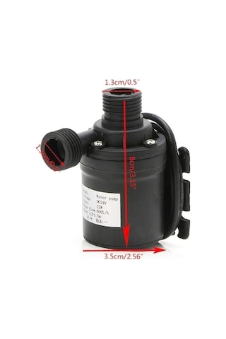 Trendooze Dc12v 3m Fırçasız Motorlu Pompa - Akvaryum/tarım/küçük Havuz