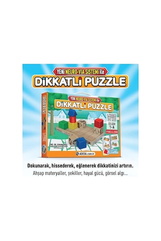 2-7 Yaş Adeda Dikkatli Puzzle Ilk Adım