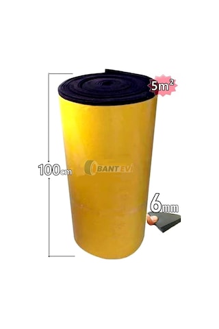 Oto Ses Yalıtımı Sünger 5m2 6mm Araç Karavan İzolasyon Malzemesi