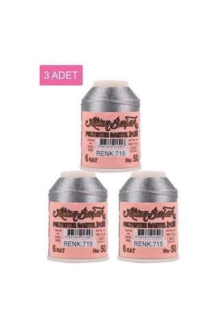3 Adet Altınbaşak Oya Ve Dantel İpi 20 Gr - Royaleks - No: 715