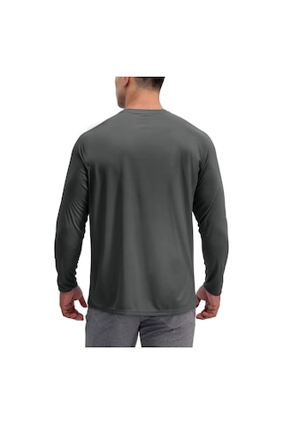 Rich Erkek Antrasit Basic Uzun Kollu Tişört Body T-shirt Gri