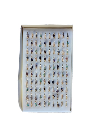 X-Lady Accessories Altın Renk Doğal Taş Zirkon Yüzük