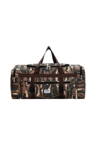 Sandwich Kahve Rengi Motion003 Katlanır Seyahat Çantası Sağlam Nylon Çok Amaçlı Dayanıklı Büyük Kahverengi