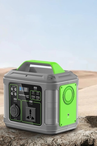 Mey İthalat Cn04 Powerbank 300w 60.000 Mah 5w Led Işıklı Kamp Şarj Pd 60w - Gri Çok Renkli