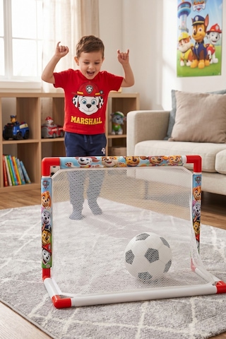 Paw Patrol Lisanslı Çocuk Futbol Seti - Minyatür Kale Ve Futbol Topu Ev İçi Ve Bahçe Oyunu 3+ Yaş Çok Renkli