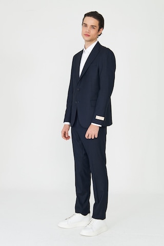 Lacivert Modern Kesim Slim Fit Erkek Takım Elbise Laci