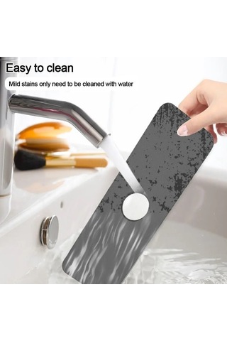 Su Emici Sihirli Lavabo Kenar Matı 38x13cm Diğer