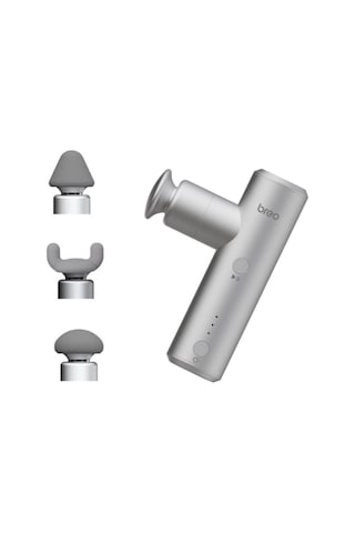 Breo S1 Mini Masaj Tabancası Seti, Taşınabilir Masaj Tabancası Küçük 0,19 Kg Ve 4 Masaj Başlığıyla 4 Kademeli Mini Masaj Tabancası, Sessiz Masaj, Süper Pil Ömrü, Uygun Tabanca Pili Usb Tip C Gümüş