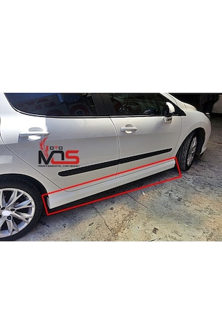 Peugeot 308 Marşpiyel Sağ Sol Takım Fiberglass Boyasız Uyumlu