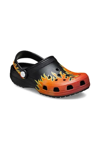 Crocs Classic Flames Clog T Çocuk Terlik 211214-0c4 Siyah Siyah