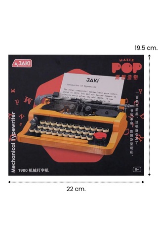 Retro Mekanik Daktilo - 254 Parça - Sergilemeye Uygun, Koleksiyonluk Hediye