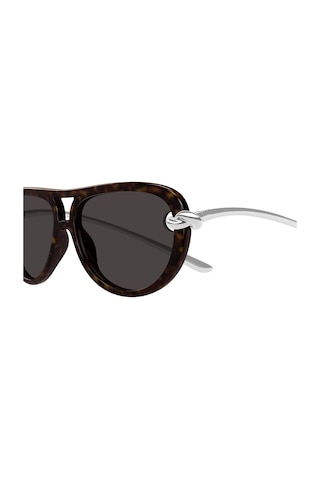 Bottega Veneta 1418s 002 58 Kadın Güneş Gözlüğü Kahverengi