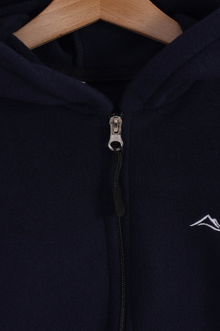 Monox Lastik Manşetli Fermuarlı Kapüşonlu Çocuk Unisex Polar Ceket Lacivert