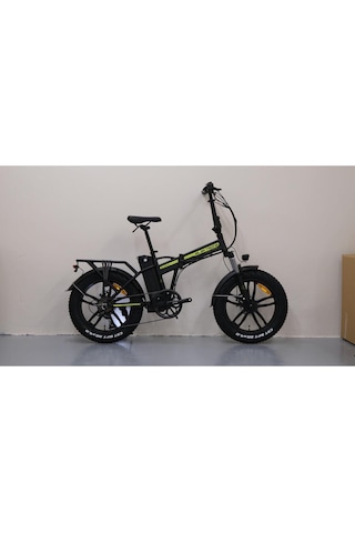 Kron Elektron Zuma 20 Jant Katlanabilir 36 Volt 350 Watt Elektrikli Bisiklet Neon Sarı Siyah